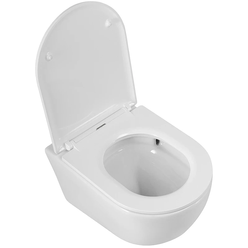 Унитаз Cezares Relax-Tor CZR-3806-53-TH-TOR/SC подвесной с сиденьем Микролифт фаянс подвесной