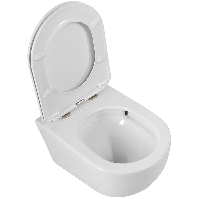 Унитаз Cezares Relax-Tor CZR-3806-53-TH-TOR/SC подвесной с сиденьем Микролифт фаянс подвесной