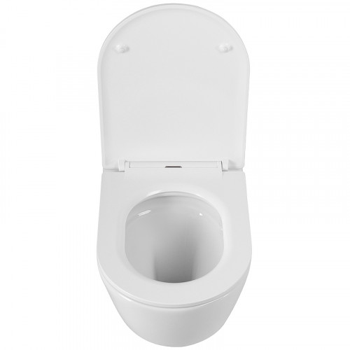 Унитаз Cezares Relax-Tor CZR-3806-53-TH-TOR/SC подвесной с сиденьем Микролифт фаянс подвесной