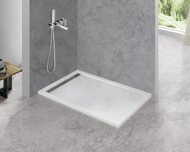 Душевой поддон из искусственного камня Cezares Tray AS 100x90 TRAY-AS-AH-100/90-30-W Белый