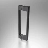 Душевая дверь Vincea Alpha 70 VDP-3AL700CLGM профиль Вороненая сталь стекло прозрачное