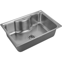 Кухонная мойка ZorG Satin 65 ZR 6545 Нержавеющая сталь нержавеющая сталь встраиваемый
