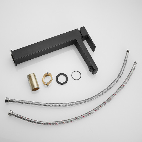 Смеситель для раковины Rose R28H R2811H Черный матовый латунь