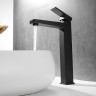 Смеситель для раковины Rose R28H R2811H Черный матовый латунь