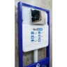 Комплект унитаза Ceramicanova Union CN4009T с инсталляцией WellWant Standart 50 WWISI1110B с сиденьем Микролифт и клавишей смыва Хром глянцевый фарфор подвесной