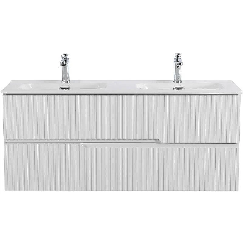 Тумба под раковину Cezares Duet-N 120 DUET-N-1200-2C-SO-2-BL подвесная Bianco Lucido