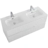 Тумба под раковину Cezares Duet-N 120 DUET-N-1200-2C-SO-2-BL подвесная Bianco Lucido