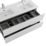 Тумба под раковину Cezares Duet-N 120 DUET-N-1200-2C-SO-2-BL подвесная Bianco Lucido