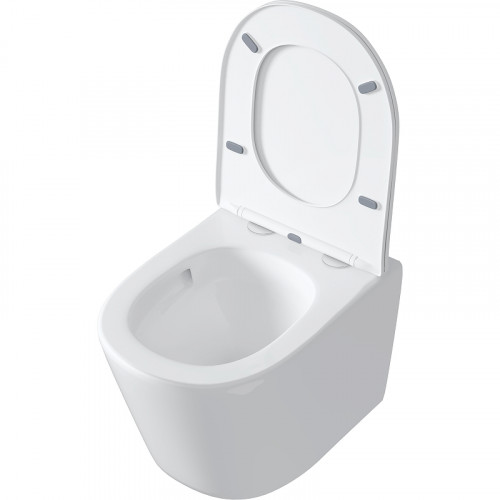 Унитаз Grossman Tornado GR-4477SQ подвесной с сиденьем Микролифт фаянс подвесной