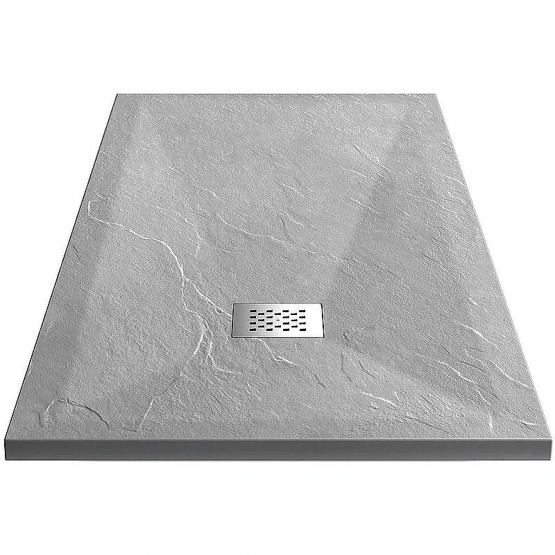 Душевой поддон из искусственного камня Vincea 100x80 VST-4SR8010G Серый