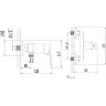 Смеситель для душа Azario Castelo AZ-VJC338274C Хром латунь на стену