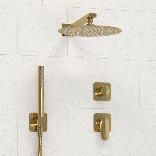 Душевая система WasserKRAFT Neckar A2151.277.183.208.280.197.281 Золото глянцевое латунь встраиваемый