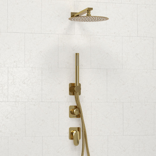 Душевая система WasserKRAFT Neckar A2151.277.183.208.280.197.281 Золото глянцевое латунь встраиваемый