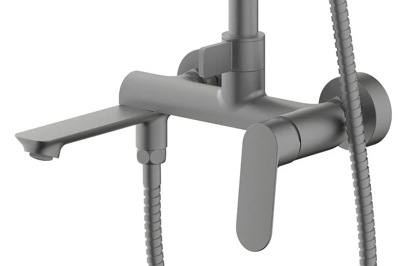 Душевая система Azario Alanti AZ-K2332-1GR цвет Графит