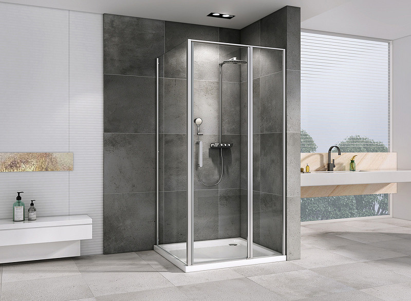 Душевой уголок Abber Sonnenstrand 120x75 AG04120S-S75 профиль Хром стекло прозрачное