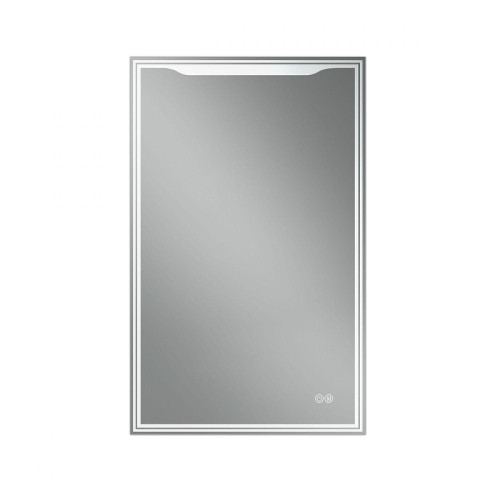 Зеркальный шкаф Art&amp;Max Merano 50 L AM-Mer-500-800-1D-L-DS-F с подсветкой цвет Белый
