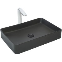 Раковина-чаша WeltWasser Elbach 2174 MB 60 10000004508 Черная матовая фаянс накладная