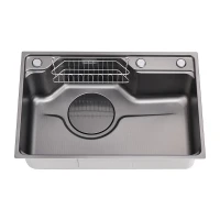 Кухонная мойка Fmark 68 FSC6845Q цвет Графит