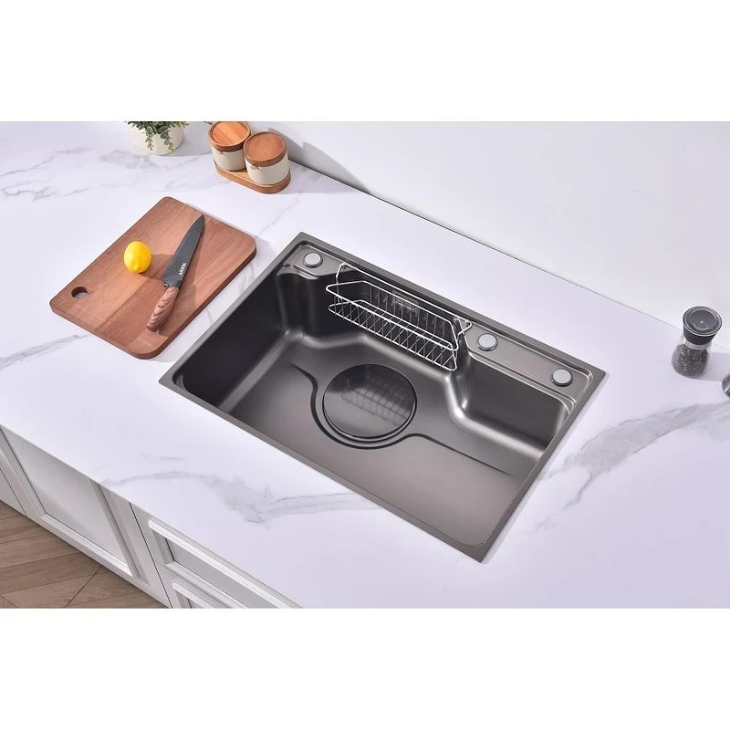 Кухонная мойка Fmark 68 FSC6845Q цвет Графит