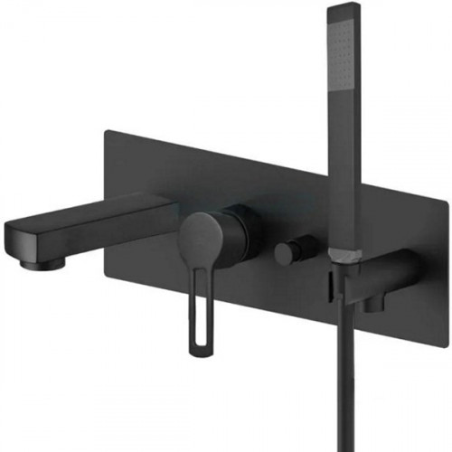 Смеситель для ванны Paffoni Ringo RIN001NO Черный матовый встраиваемый