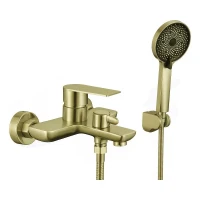 Смеситель для ванны Fmark FS8803C цвет Золото матовое