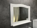 Зеркало Comforty Павия 100 00004147986 Белый глянец МДФ / ЛДСП, стекло
