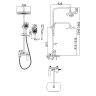 Душевая система Grossman Mercury 500.K35.10.100 цвет Хром