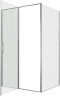 Душевой уголок Allen Brau Priority 120x80 3.31007.00+3.31013.00 цвет профиля Хром стекло прозрачное