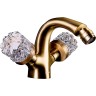 Смеситель для биде Boheme Crystal 316-CRST Бронза латунь