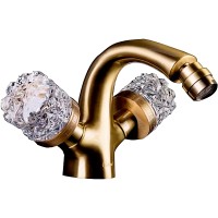 Смеситель для биде Boheme Crystal 316-CRST Бронза латунь