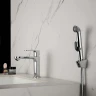 Смеситель для раковины Aquatek Альфа AQ1912CR с гигиеническим душем цвет Хром