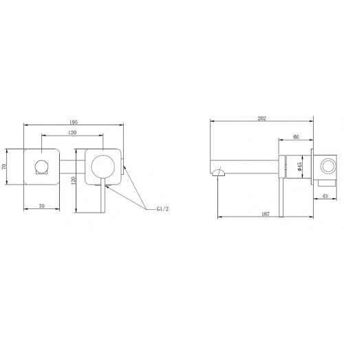 Смеситель для раковины Abber Emotion AF8812W Белый латунь встраиваемый