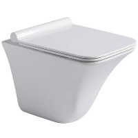 Унитаз Black&amp;White Universe 720W00 подвесной сиденьем Микролифт фарфор подвесной