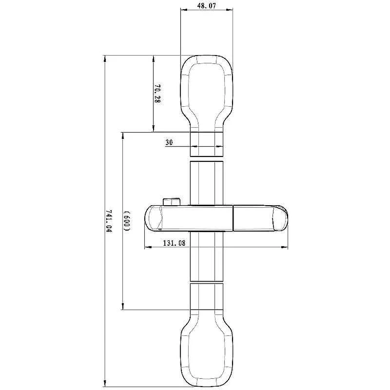 Душевая штанга Lemark LM8078C Хром