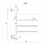 Электрический полотенцесушитель Energy I G4K 540х400 EETR00IG4K0000R903M цвет Белый матовый