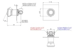 Смеситель для душа Remer Element ET30QNO цвет Черный матовый
