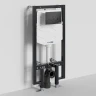 Инсталляция WasserKRAFT Vils 56TLT.010.ME.MB01 для унитаза с Черной матовой клавишей смыва