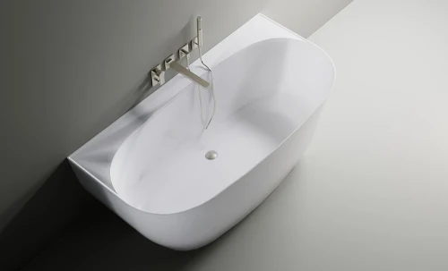 Ванна из искусственного камня Astra Form Атрия 170х85 01010013+08010055 цвет Белый глянцевый