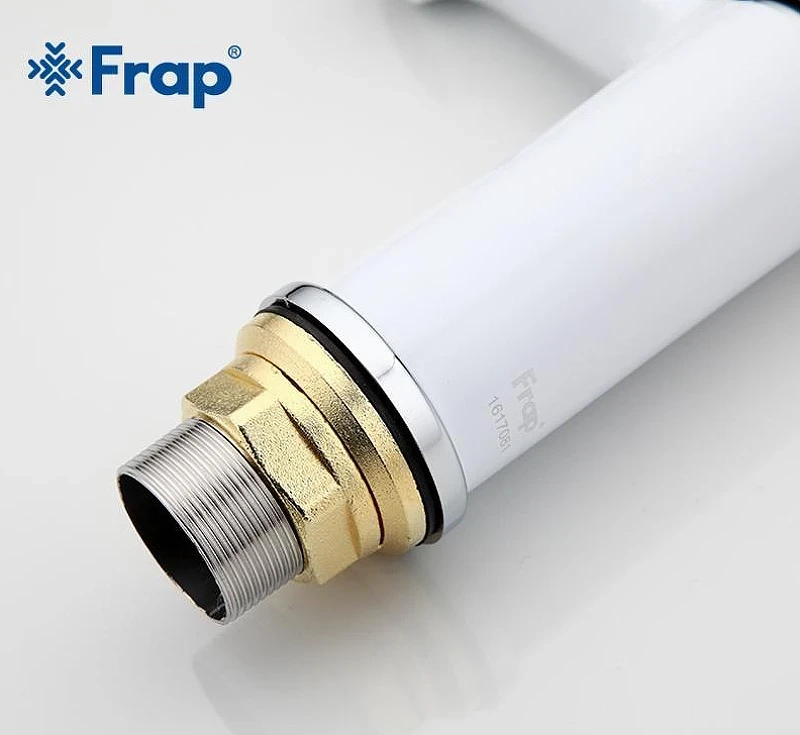 Смеситель для раковины Frap H41 F1041 Белый Хром