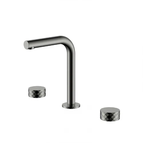 Смеситель для раковины Boheme Stick 152-SGM.1 цвет Оружейная сталь глянцевая