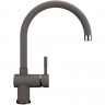 Смеситель для кухни Ulgran Quartz UQ-021-09 Асфальт нержавеющая сталь
