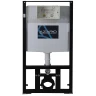Унитаз с инсталляцией Azario AZ-8010-1000+PR1100N цвет Белый с сиденьем Микролифт