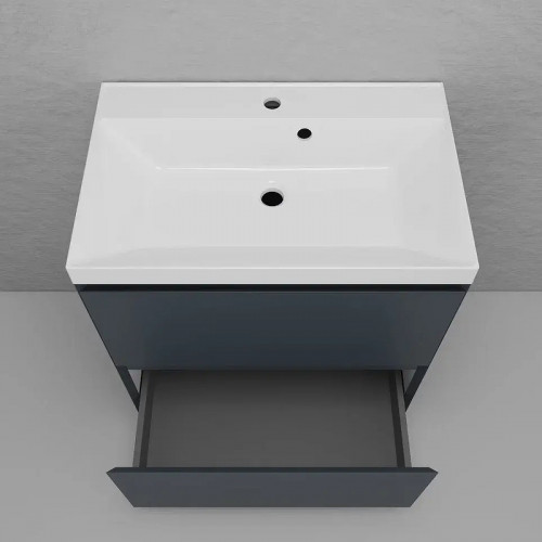 Тумба под раковину Style Line Манхэттен 70 ЛС-00002375 цвет Графит