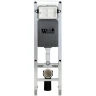 Комплект унитаза с инсталляцией WeltWasser AMBERG 350 ST + BAARBACH 004 GL-WT + AMBERG RD-CR 10000006501 цвет Белый глянцевый с сиденьем Микролифт и клавишей смыва цвет Хром