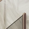 Шторка на ванну Maybah Glass MGV-602-2 400x1400 поворотная на монопетле Бронза стекло бронзовое матовое