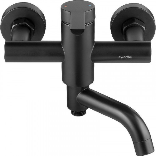 Смеситель для ванны Swedbe Diana 1030B Черный матовый