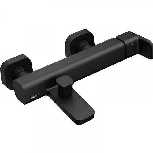 Смеситель для ванны Ravak 10° Free X070152 Черный матовый латунь на стену