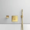 Смеситель для душа Ideal Standard Ceratherm C100 A7522A2 с термостатом цвет Brushed Gold / Золото шлифованное