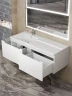Тумба под раковину Uperwood Tanos 120 L 291020262 подвесная цвет Белый матовый