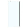 Душевая перегородка Azario Walk-In 100 AZ-251-100-MB-CL профиль Черный матовый стекло прозрачное